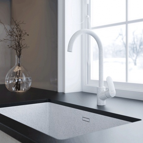 Смеситель для кухни AM.PM Like F8007133 белый - фото 8