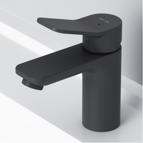 Смеситель для умывальника AM.PM X-Joy F85A02122 черный - фото 5