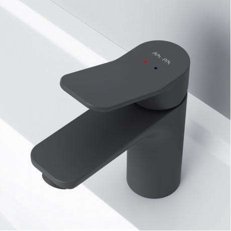 Смеситель для умывальника AM.PM X-Joy F85A02122 черный - фото 6