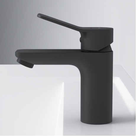 Смеситель для умывальника AM.PM X-Joy F85A02122 черный - фото 7