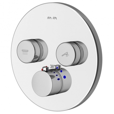 Смеситель настенный на 2 потребителя с ТМС AM.PM Inspire 2.0 F50...