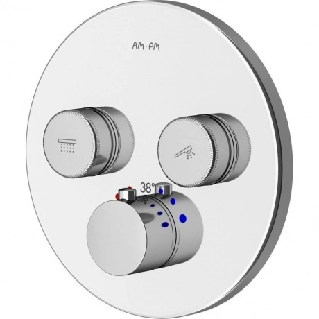 Смеситель настенный на 2 потребителя с ТМС AM.PM Inspire 2.0 F50...