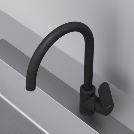 Смеситель для кухни с кан. для питьевой воды AM.PM Like F8007722 черный - фото 7