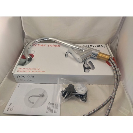 Смеситель для кухни AM.PM Like F8007100 хром уцененный - фото 3