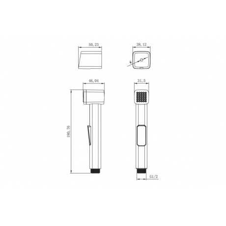 Комплект для биде Lemark с гигиеническим душем (LM8089C) - фото 3