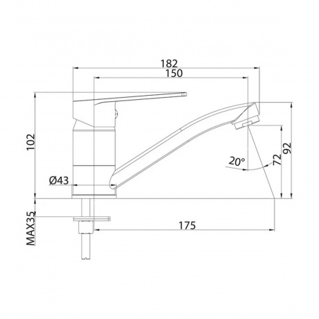 Смеситель для раковины Milardo Helic (HELSBR0M01) - фото 3