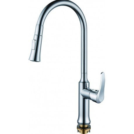 

Смеситель одноручный для кухни с поворотным изливом и вытяжной лейкой RUSH Jawa (JA0735-24)