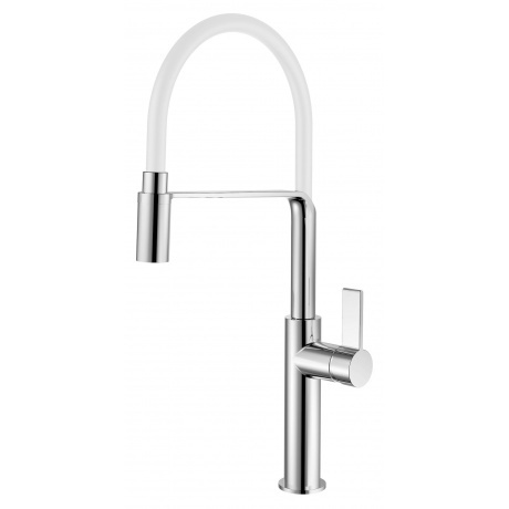 

Смеситель для кухонной мойки с гибким изливом RUSH (MS9035-35White)