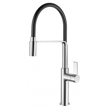 

Смеситель для кухонной мойки с гибким изливом RUSH (MS9035-35Black)