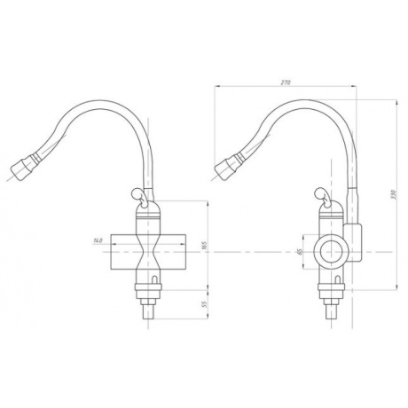 Проточный водонагреватель TSARSBERG электрический гибкий излив (TSB-WH1103) - фото 6