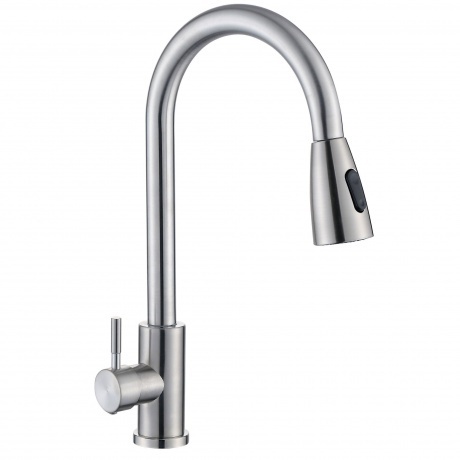 Смеситель для кухни TSARSBERG с выдвижной лейкой (TSB-123-001) т...