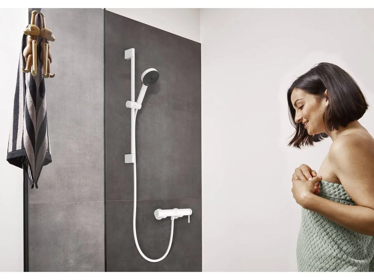Смеситель Hansgrohe Finoris для душа 76620700, матовый белый - фото 4
