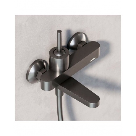 Смеситель для ванны Damixa Arc 291000300 черный матовый - фото 2