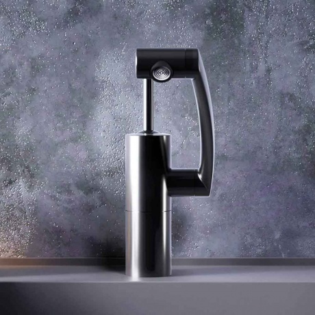 Смеситель для раковины Damixa Arc 290217364 черный матовый - фото 2