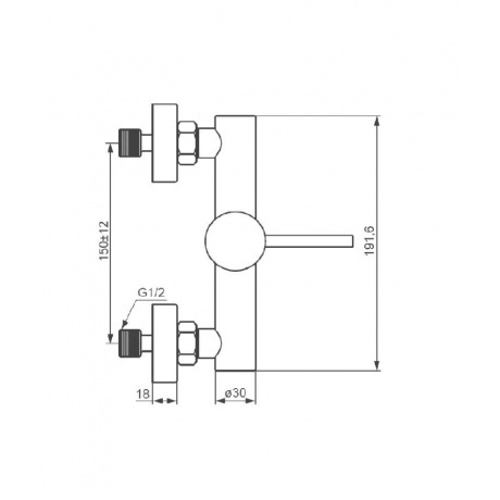 Смеситель для душа Damixa Scandinavian Pure 362000300 черный - фото 4