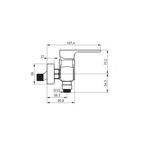 Смеситель для душа Damixa Gala 532000000 хром - фото 4