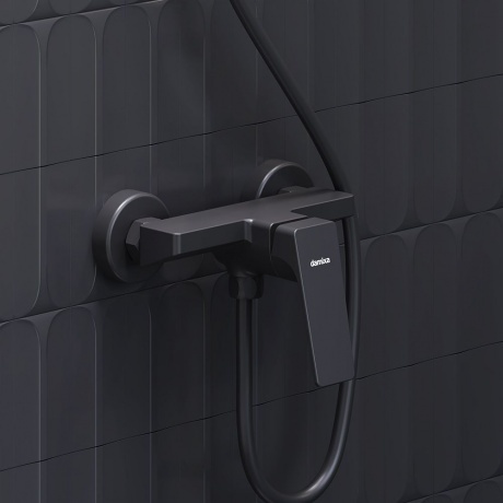 Смеситель для душа Damixa Merkur 402000300 черный - фото 3