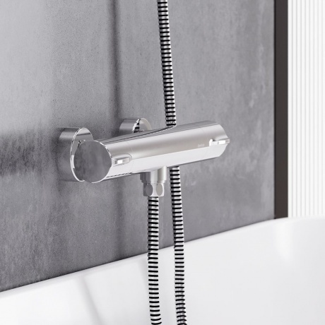 Термостатический смеситель Damixa Scandinavian Pure 366000000 для душа, хром - фото 2