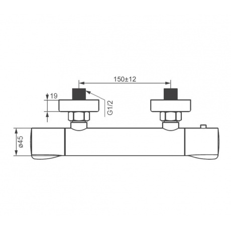 Термостатический смеситель Damixa Scandinavian Pure 366000000 для душа, хром - фото 4