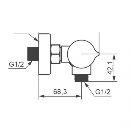 Термостатический смеситель Damixa Scandinavian Pure 366000300 для душа, черный - фото 5