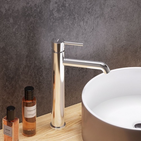 Смеситель для раковины Damixa Scandinavian Pure 360250000 высокий хром - фото 3