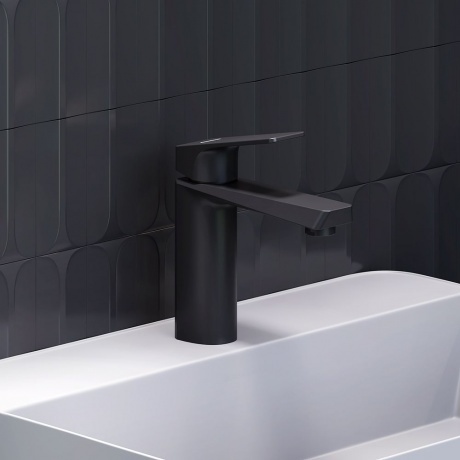 Смеситель для раковины Damixa Merkur 400210300 черный - фото 3