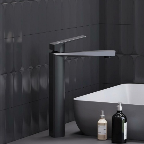 Смеситель для раковины Damixa Merkur 400250300 черный - фото 3