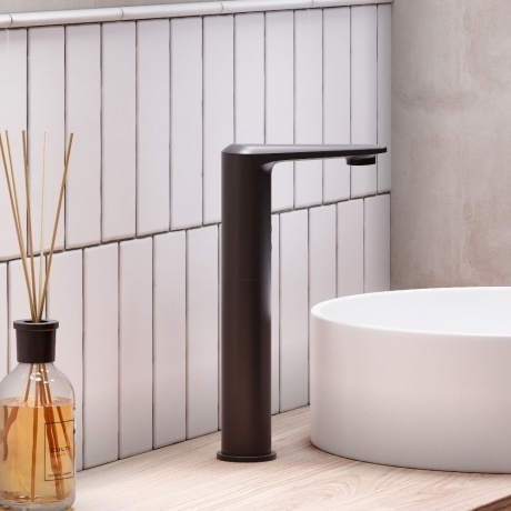 Смеситель для раковины сенсорный 770280300 Jupiter высокий чёрный - фото 3