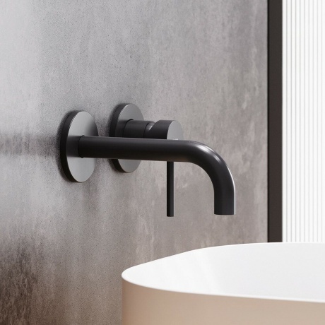 Встраиваемый смеситель для раковины Damixa Scandinavian Pure 360260300 чёрный - фото 2