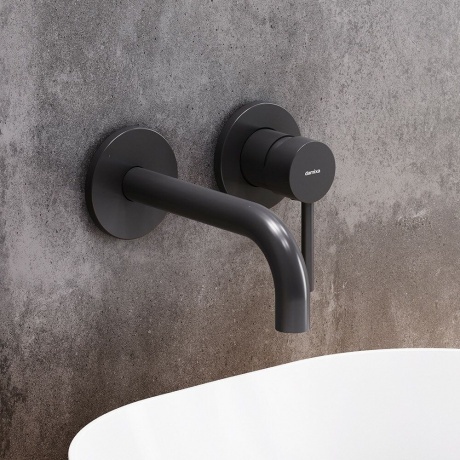 Встраиваемый смеситель для раковины Damixa Scandinavian Pure 360260300 чёрный - фото 3