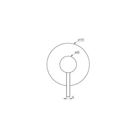 Встраиваемый смеситель для душа Damixa Scandinavian Pure 367500000 хром - фото 6