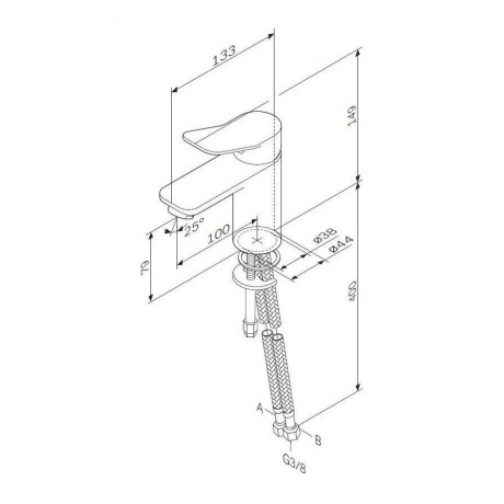 Смеситель для умывальника AM.PM Func F8F02100 хром - фото 11