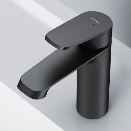 Смеситель для умывальника AM.PM Func F8F02122 черный - фото 4