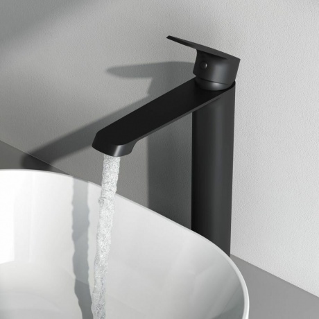 Смеситель для умывальника AM.PM Func F8F92022 черный - фото 6