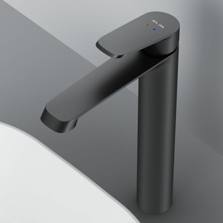 Смеситель для умывальника AM.PM Func F8F92022 черный - фото 7