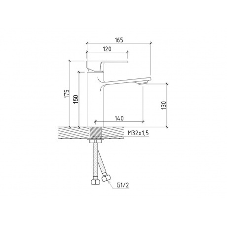 Смеситель для раковины Teymi Ellie, хром T10209 - фото 12