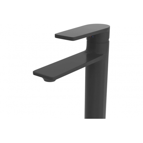 Смеситель для раковины Teymi Ellie высокий, черный матовый T10210 - фото 3