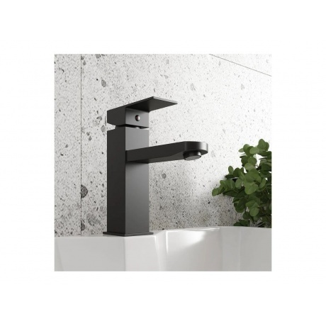 Смеситель для раковины Teymi Helmi Pro, черный матовый T10213 - фото 7