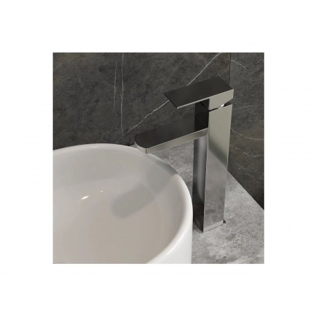 Смеситель для раковины Teymi Helmi Pro высокий, хром T10214 - фото 5