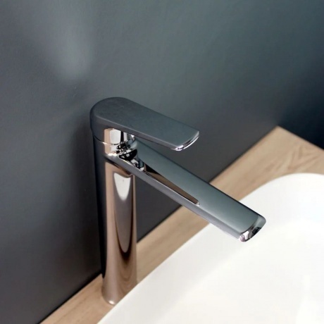 Смеситель для раковины Teymi Kati высокий, хром T10216 - фото 7