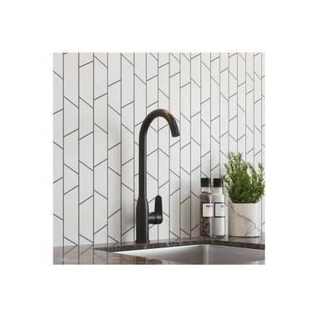 Смеситель для кухни Teymi Lina, черный матовый T10224 - фото 5