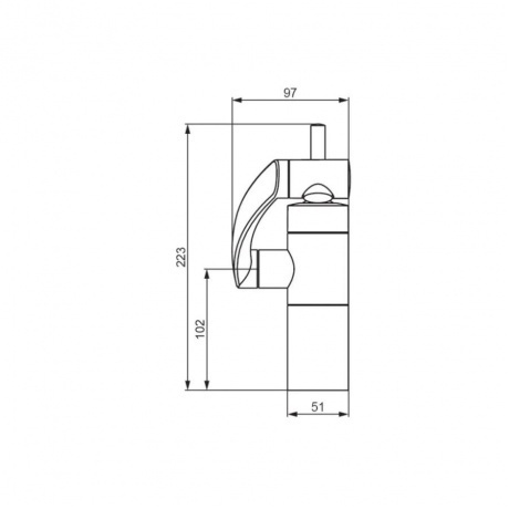 290217264 Arc, смеситель для раковины, никель - фото 3