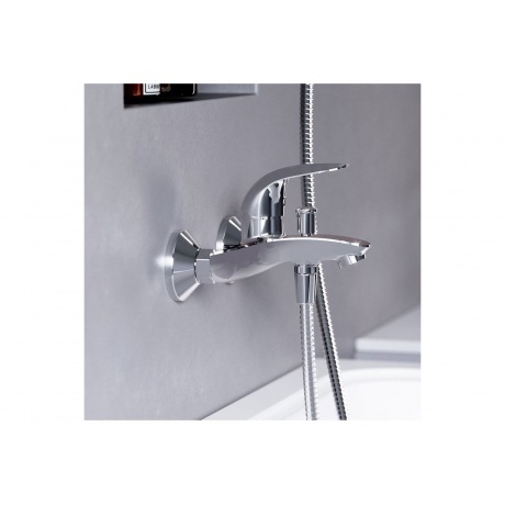311000001 Eclipse, смеситель для ванны и душа, хром - фото 5