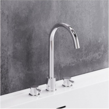 Смеситель для раковины встраиваемый Damixa Scandinavian Pure 360200000 хром - фото 4