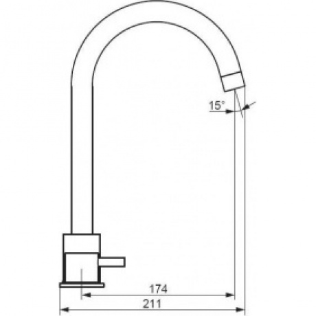Смеситель для раковины встраиваемый Damixa Scandinavian Pure 360200000 хром - фото 5