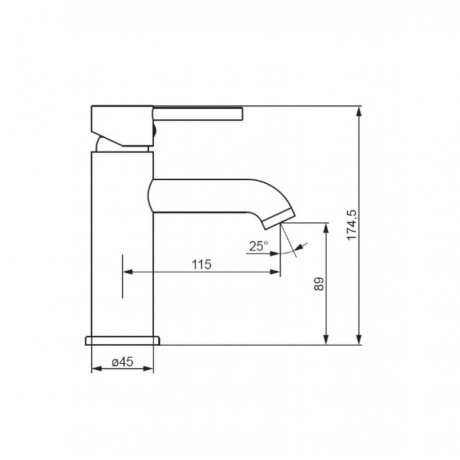 360210500 Scandinavian Pure, смеситель для умывальника, розовое золото - фото 4
