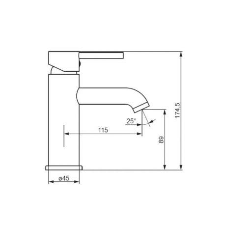 360210600 Scandinavian Pure, смеситель для умывальника, золото - фото 4