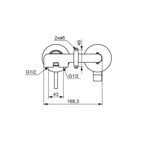 360260500 Scandinavian Pure, встраиваемый смеситель для раковины, розовое золото - фото 4