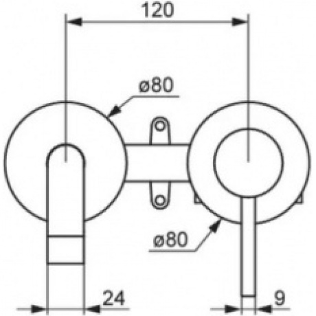 Смеситель встраиваемый для раковины Damixa Scandinavian Pure 360260600 золото - фото 3