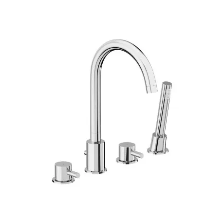 360400000 Scandinavian Pure смеситель на борт ванны, четырёхсекц...